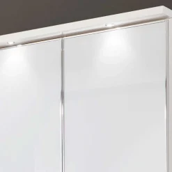 Wohnen Schlafzimmer-Schrank mit Glas zweifarbig - Pascan