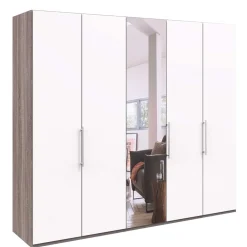 Wohnen Schlafzimmerschrank mit Metallgriffen - Tivierto I