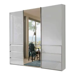 Wohnen Kleiderschränke|Kleiderschränke*Schlafzimmerschrank mit Parsol Spiegeltür - Babaco