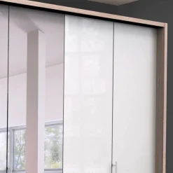 Wohnen Kleiderschränke|Kleiderschränke*Schlafzimmerschrank mit Spiegel Falttür mittig - Bosays V