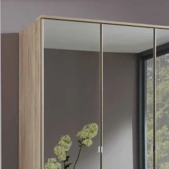 Wohnen Kleiderschränke|Kleiderschränke*Schlafzimmerschrank Rommino mit Spiegeltüren