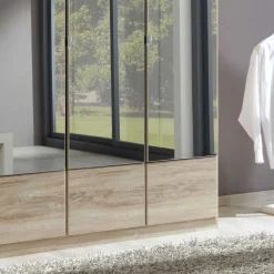 Wohnen Kleiderschränke|Kleiderschränke*Schlafzimmerschrank Rommino mit Spiegeltüren