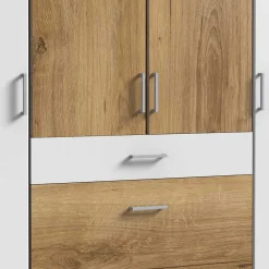 Wohnen Schlafzimmerschrank 4-türig & drei Schubladen - Calassina