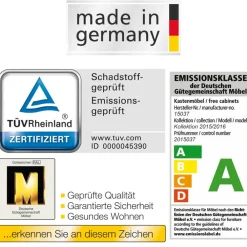 Wohnen Weiße Möbel|Naturholzmöbel*Schlafzimmerschrank Waruna mit Schiebetüren