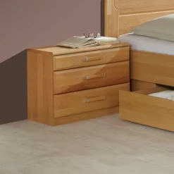 Wohnen Schlafzimmer-Set Bordeaux aus Erle (vierteilig)