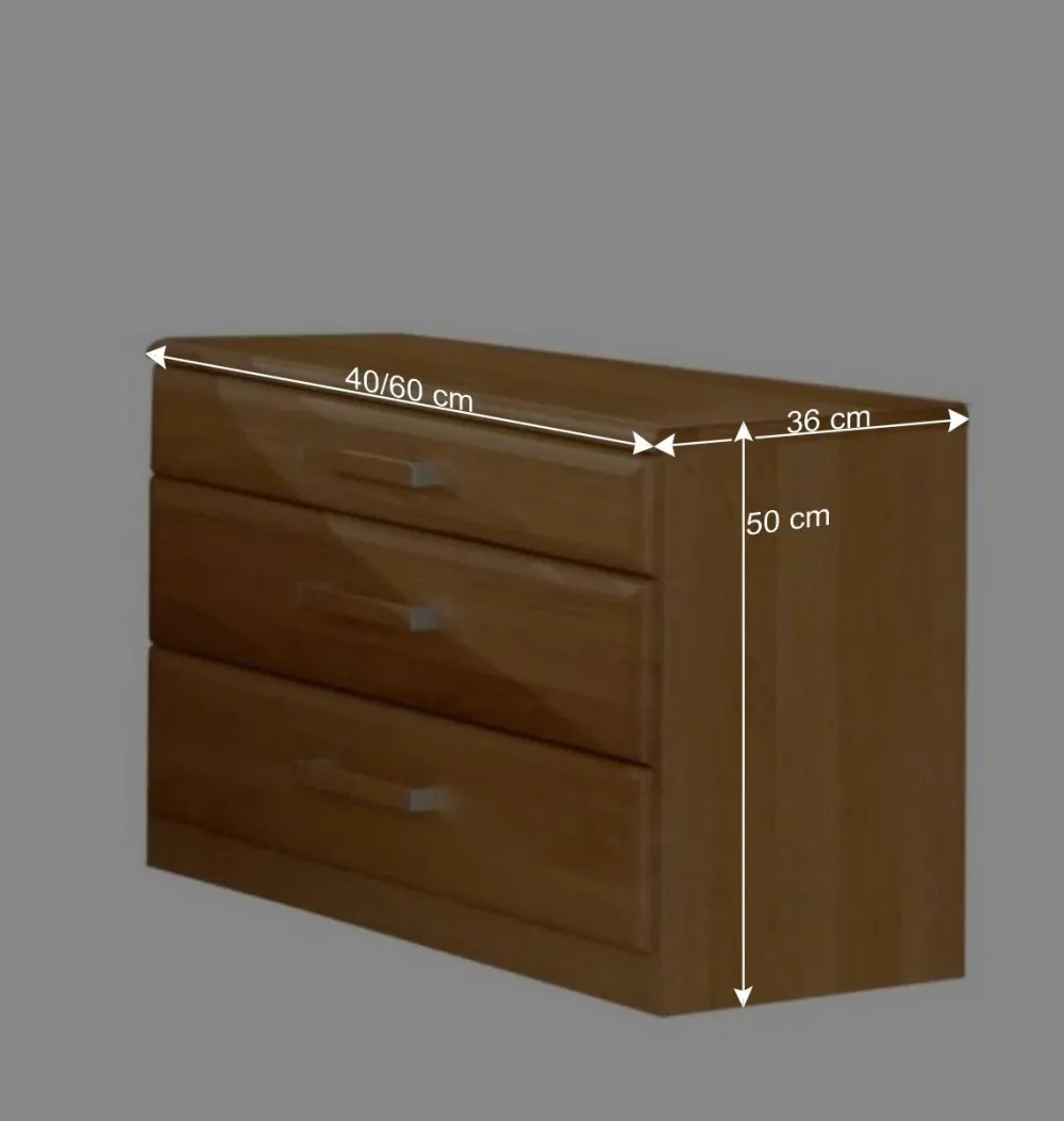 Wohnen Schlafzimmer-Set Bordeaux aus Erle (vierteilig)