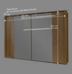 Wohnen Schlafzimmer-Set Bordeaux aus Erle (vierteilig)