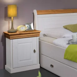 Wohnen Schlafzimmer Komplett*Schlafzimmerset Sicilianu im Landhausstil (vierteilig)