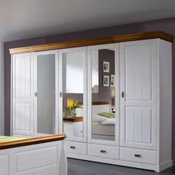 Wohnen Schlafzimmer Komplett*Schlafzimmerset Sicilianu im Landhausstil (vierteilig)