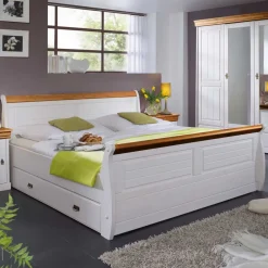 Wohnen Schlafzimmer Komplett*Schlafzimmerset Sicilianu im Landhausstil (vierteilig)