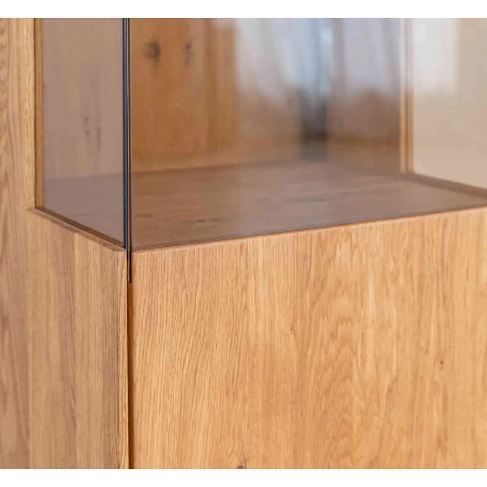 Wohnen Esszimmer-Vitrinen*Schlanke Vitrine mit LED Beleuchtung - Cocondar