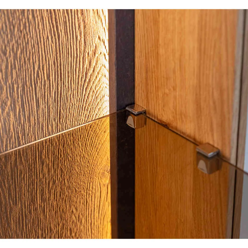 Wohnen Esszimmer-Vitrinen*Schlanke Vitrine mit LED Beleuchtung - Cocondar