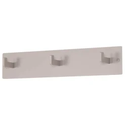 Wohnen Schlichte Garderobenleiste mit 3 Kleiderhaken - Borad