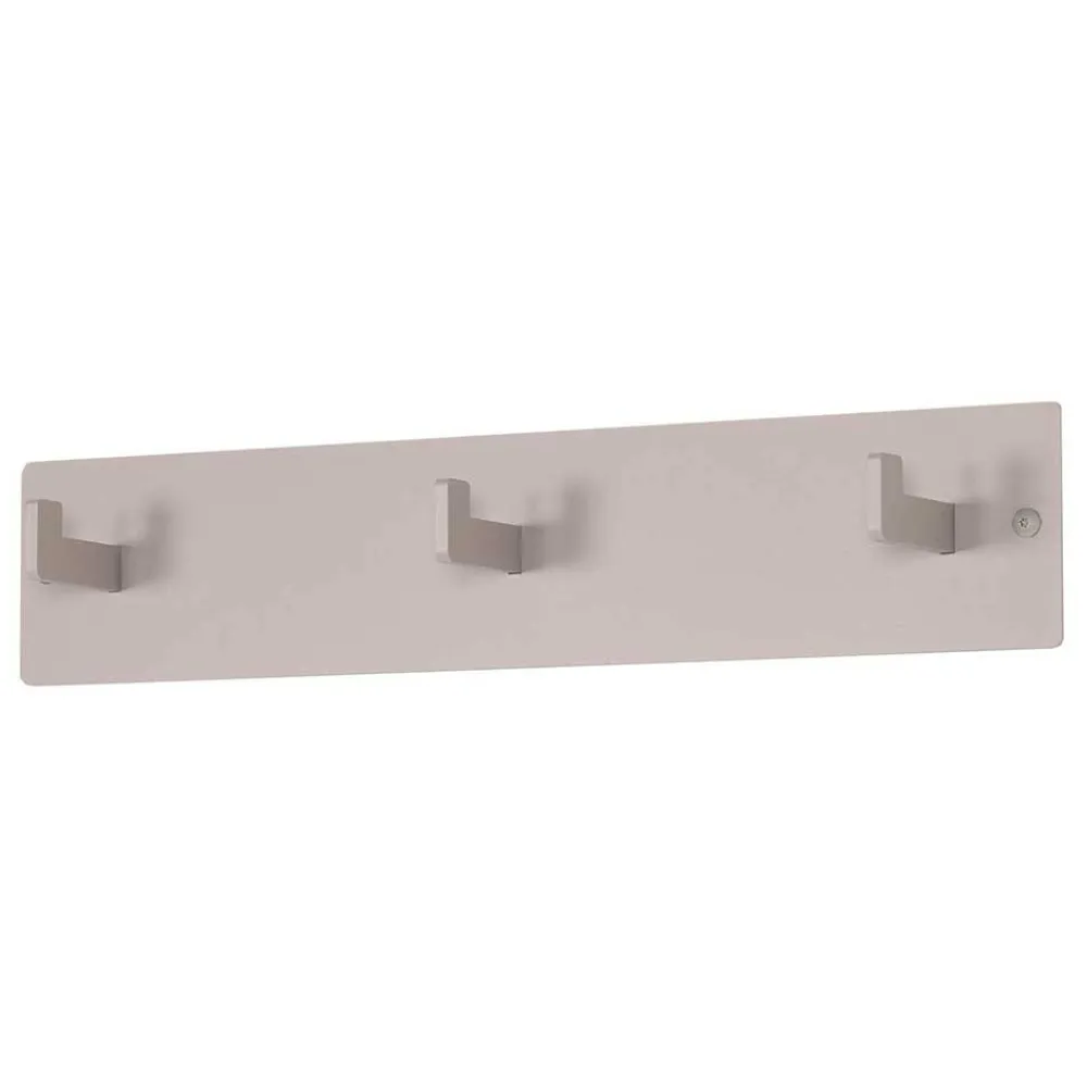 Wohnen Schlichte Garderobenleiste mit 3 Kleiderhaken - Borad
