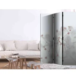 Wohnen Paravents*Schlichter Foto-Paravent mit weißen Blüten - Newok