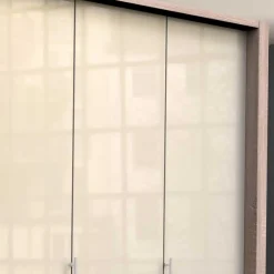 Wohnen Jugendzimmerschränke*Schlichter Kleiderschrank 2-türig in Creme - Rativian