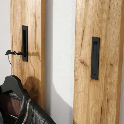 Wohnen Garderoben|Garderoben*Schmale Garderobe mit drei Klapphaken - Huesca