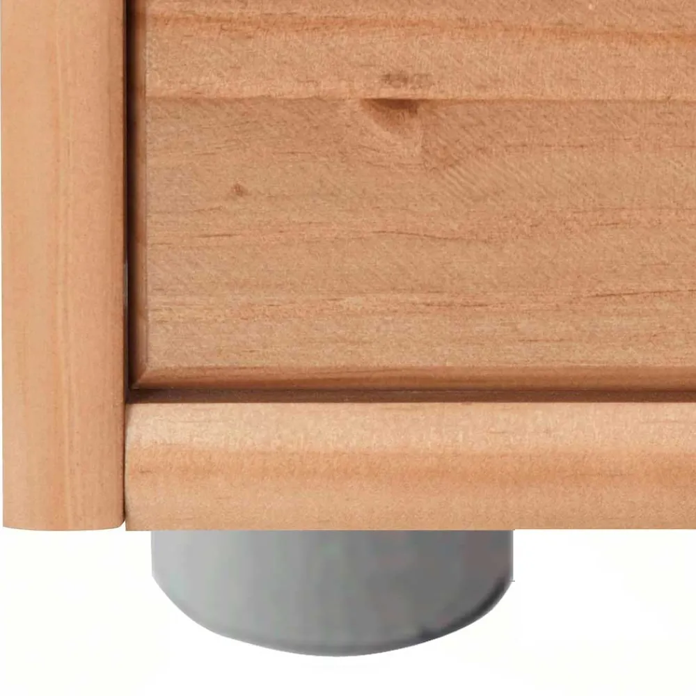 Wohnen Schmale Kiefernholz Kommode mit sechs Schubladen - Calpano