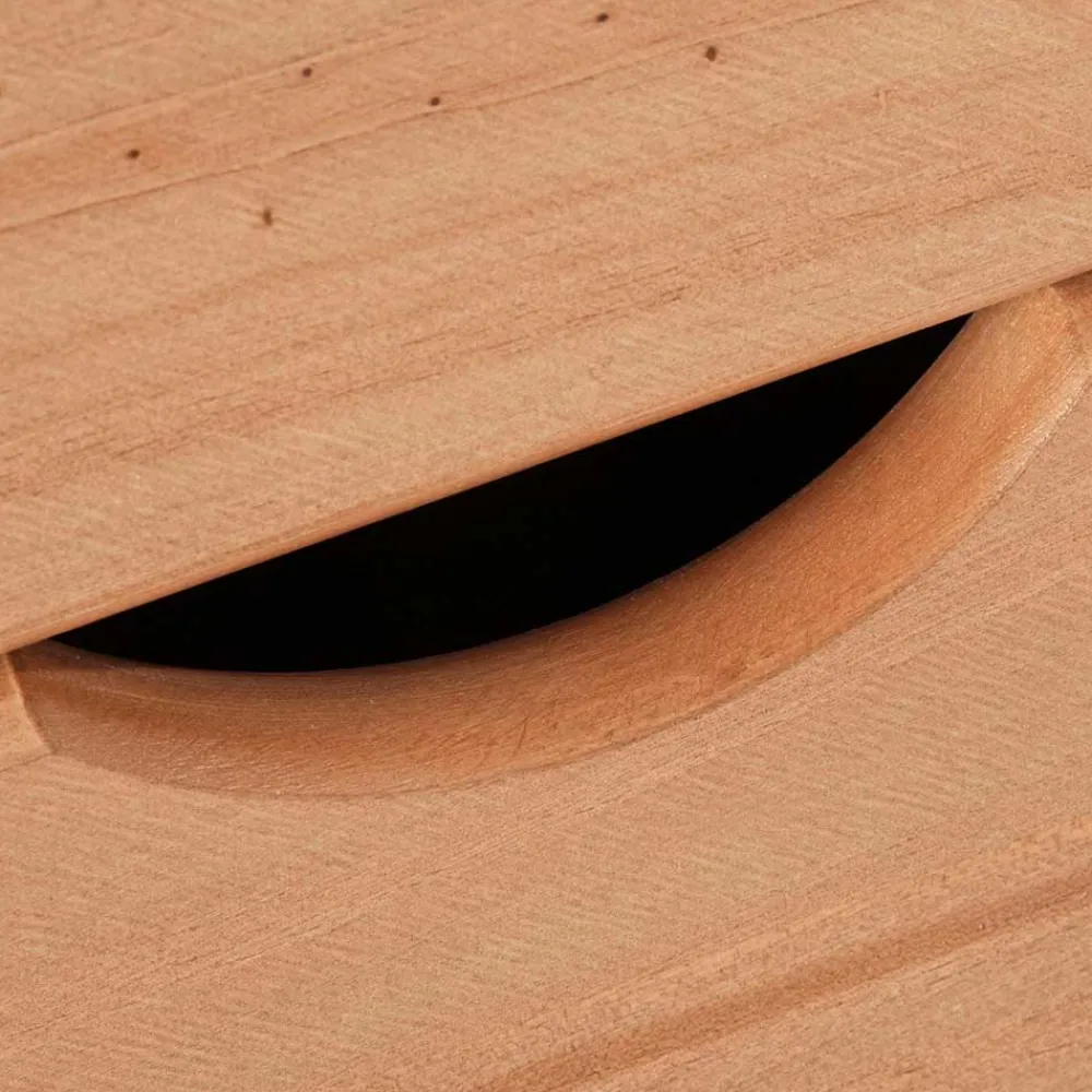 Wohnen Schmale Kiefernholz Kommode mit sechs Schubladen - Calpano