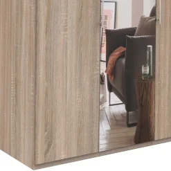 Wohnen Schmaler Schlafzimmer-Schrank mit Spiegel - Zayun