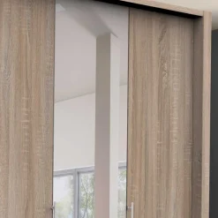 Wohnen Schmaler Schlafzimmer-Schrank mit Spiegel - Zayun