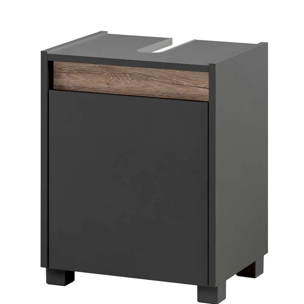 Wohnen Waschtisch|Waschbeckenunterschränke*Schmaler Waschbeckenunterschrank 42 cm breit - Marcius I