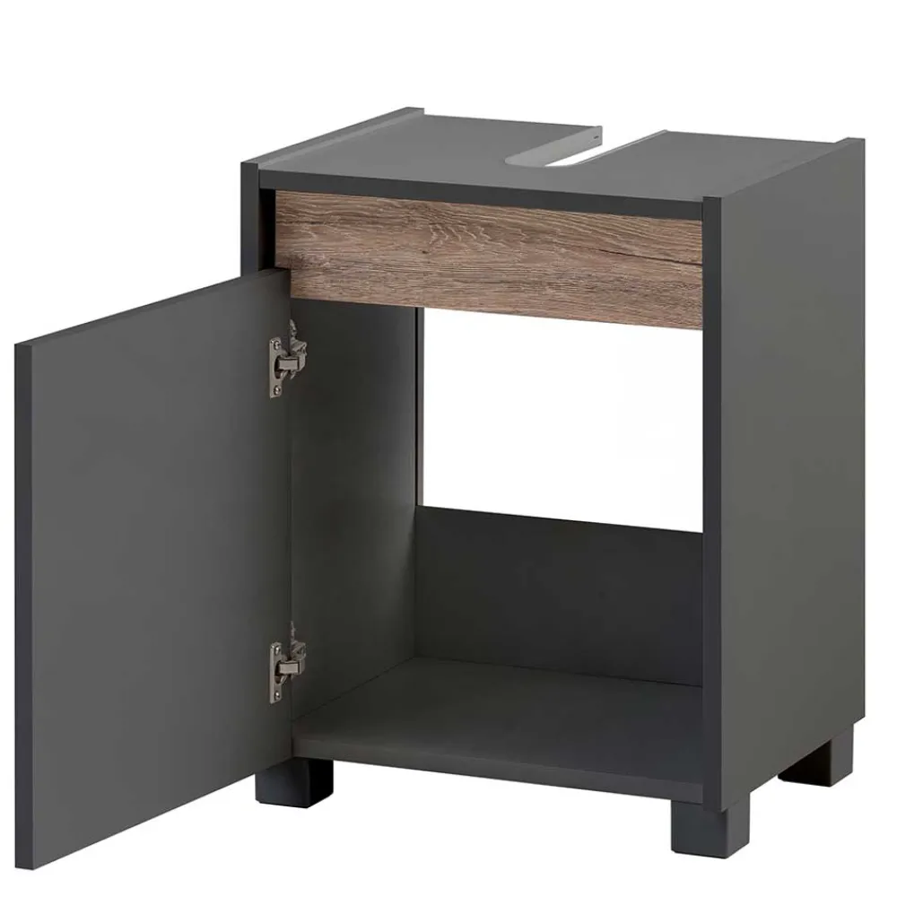 Wohnen Waschtisch|Waschbeckenunterschränke*Schmaler Waschbeckenunterschrank 42 cm breit - Marcius I