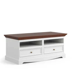 Wohnen Schmales Landhaus TV Board mit 111 cm Breite - Manipur