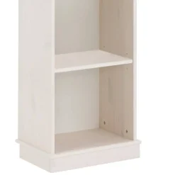 Wohnen Esszimmer-Vitrinen*Schmales Regal in Weiß und Honigfarben - Zentra