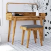 Wohnen Schminktisch & Hocker - moderner Retro Style - Hardus (zweiteilig)