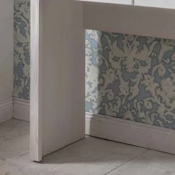 Wohnen Schminktisch Konsole Izarella in Weiß und Taupe