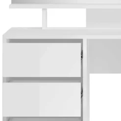 Wohnen Schminktisch mit Spiegel & Ablage - Evyla