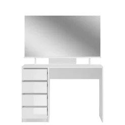 Wohnen Schminktisch mit Spiegel & Ablage - Evyla