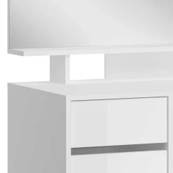 Wohnen Schminktisch mit Spiegel & Ablage - Evyla