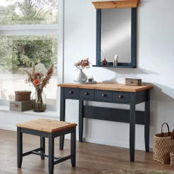 Wohnen Schlafzimmer Komplett*Schminktisch Set - Modernes Landhaus - Strada (dreiteilig)