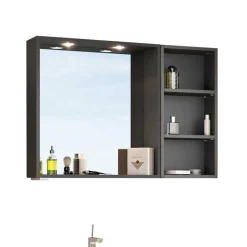 Wohnen Glasmöbel|Badezimmer Komplett*Schönes Waschplatz Set fürs Bad - Estregos I (dreiteilig)