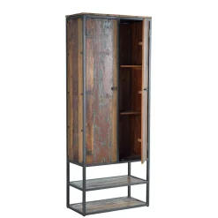 Wohnen Esszimmer-Vitrinen|Shabby Chic Möbel*Schrank aus Recyclingholz mit Lackresten - Miriam