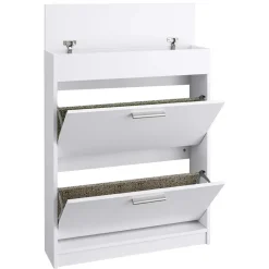 Wohnen Schuhschränke*Schrank für Schuhe in Weiß modern - Casimir