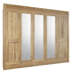 Wohnen Schrank fürs Schlafzimmer 5-türig - 3 Spiegel - Zamron