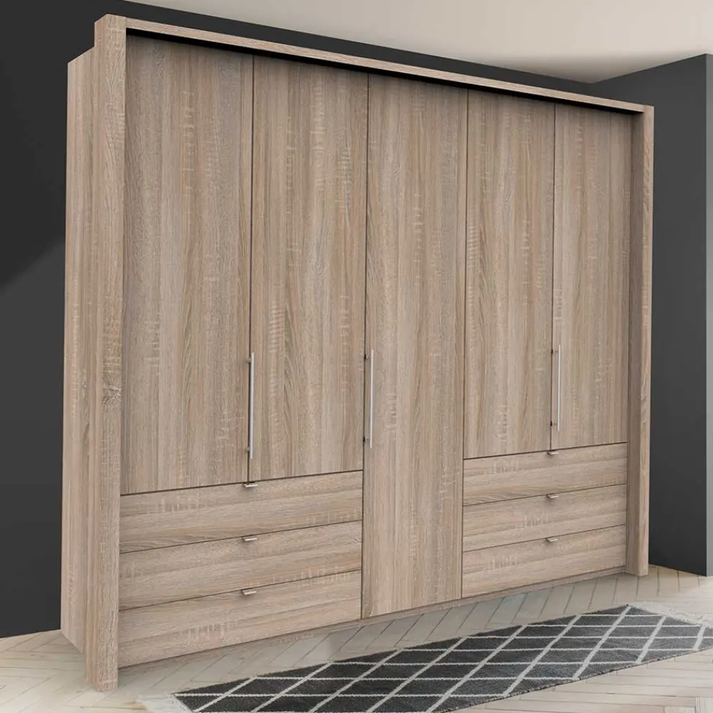 Wohnen Kleiderschränke|Kleiderschränke*Schrank fürs Schlafzimmer in Holz Nachbildung - Zayun