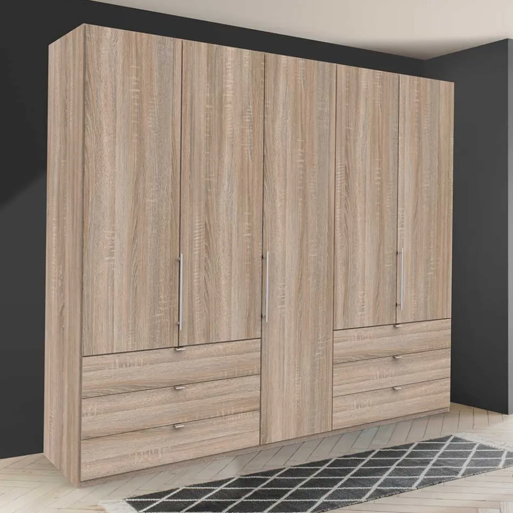 Wohnen Kleiderschränke|Kleiderschränke*Schrank fürs Schlafzimmer in Holz Nachbildung - Zayun