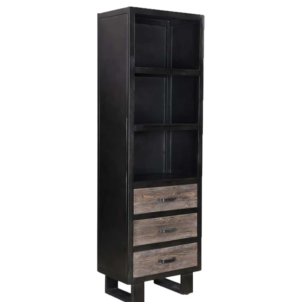 Wohnen Esszimmerregale|Regale*Schrank mit drei Schubladen & drei Fächern - Vebugran