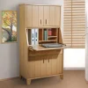 Wohnen Esszimmerschränke*Schrank mit Schreibklappe in Buche Natur - Lidoral