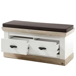 Wohnen Schrank mit Spiegeltür & Garderobe - Nedita (dreiteilig)