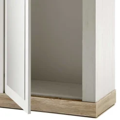 Wohnen Schrank mit Spiegeltür & Garderobe - Nedita (dreiteilig)