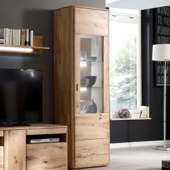 Wohnen Schrank Vitrine aus Eiche Massivholz - Destal