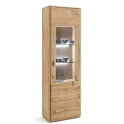 Wohnen Schrank Vitrine aus Eiche Massivholz - Destal