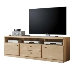 Wohnen Wohnwände|Wohnwand*Schrankwand Smonia aus Wildeiche Bianco (vierteilig)