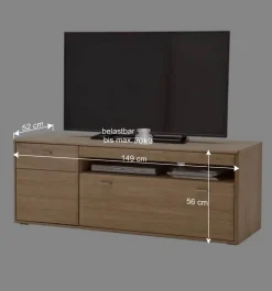 Wohnen Wohnwände|Wohnwand*Schrankwand Vernella in Eiche Bianco (vierteilig)