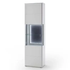 Wohnen Schrankwand Wohnzimmer in Weiß - Hazime (vierteilig)